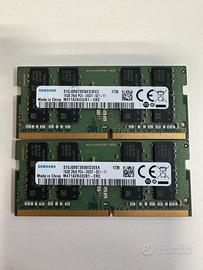 Memoria Samsung 32 GB 2x16 GB Sodimm DDR4 2400 MHz