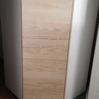 Pensile angolare Metod Ikea+anta effetto frassino
