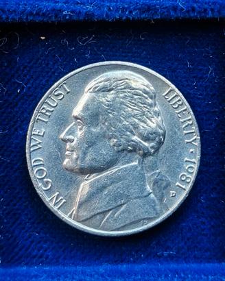 Dollaro Sacagawea 2000 + 5 cents 1981 + Penny 1918