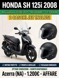 HONDA SH 125 2008  33320KM-2 CASCHI 
