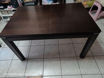 Tavolo legno massello allungabile 85x130/165/200 c