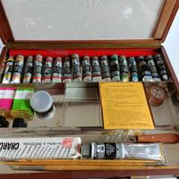 Valigetta legno piittura