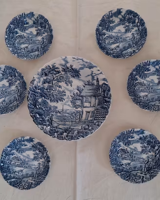 Set 7 pezzi Myott Staffordshire vintage