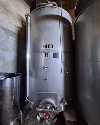 Cisterna in acciaio inox 80hl