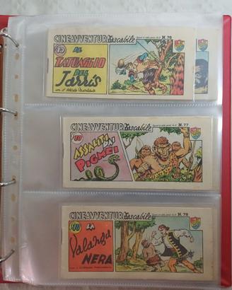 120 STRISCE FUMETTI "CINEAVVENTURA TASCABILE" 1948