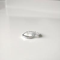 orecchini cerchio placcati argento 