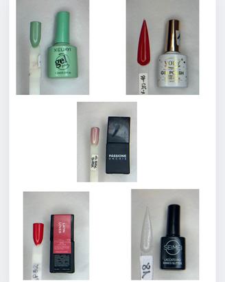 Smalti gel semi permanente per unghie