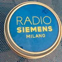 pubblicita luminosa vintage Siemens Radio Milano
