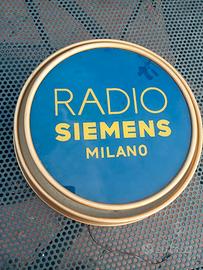 pubblicita luminosa vintage Siemens Radio Milano