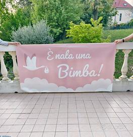 Cicogna nascita Annuncio banner
