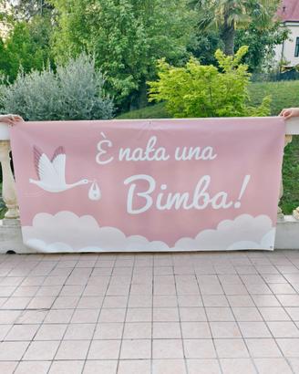 Cicogna nascita Annuncio banner