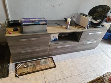 Mobile porta tv sala con menzola