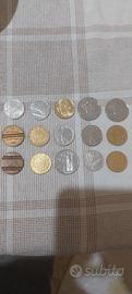 Varie monete da collezione + due libri antichi