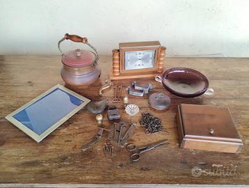 Lotto Murano Argento Orologio + vecchi oggetti