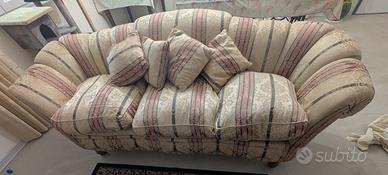 Divano 3 posti classico vintage stile conchiglia c