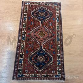 TAPPETO PREGHIERA ARTIGIANALE ROSSO 54 X 98