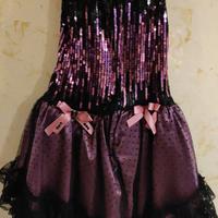 Vestito carnevale ballerina burlesque 7 anni