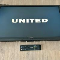 Led tv United 28” con sostegno a parete