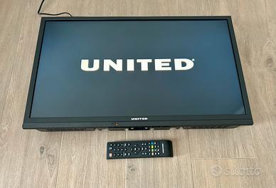 Led tv United 28” con sostegno a parete