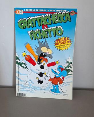 Fumetto Simpson Grattachecca e fichetto N 3 anno 1