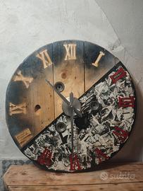 orologio da parete in legno
