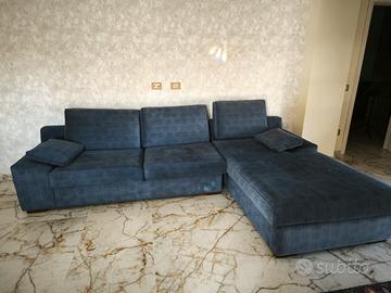 Divano letto con penisola 