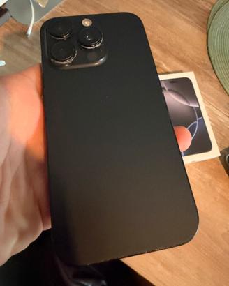 Iphone 16 pro 256GB Nero Titanio + cover Magsafe