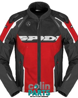 Giacca moto in tessuto Uomo RACE WARRIOR 2 NET RED