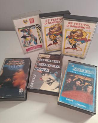 Musicassette anni 70-80 - Mina, BeeGees, Gaynor