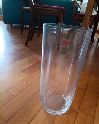 vaso di Murano in vetro trasparente Carlo Moretti