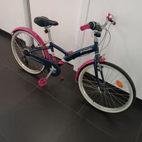 Bici trekking decathlon bambina 9/12 anni 24 "