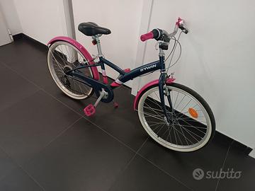 Bici trekking decathlon bambina 9/12 anni 24 "