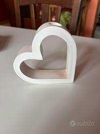 Portafiore fatto in gesso, a mano