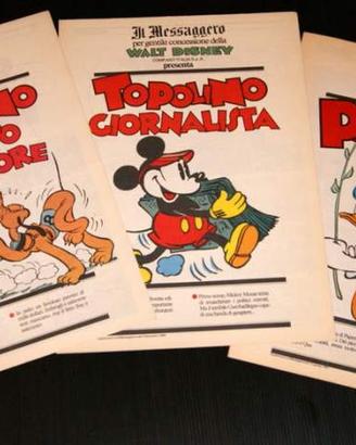 Fumetti Mickey Mouse usciti con il Messaggero