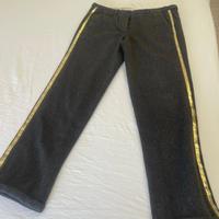 Pantalone lana cashmere grigio donna Golden Goose