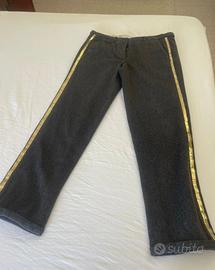 Pantalone lana cashmere grigio donna Golden Goose