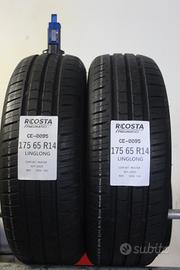 2 PNEUMATICI USATI 175 65 R14 82H LINGLONG DOT-202