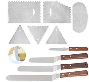 Kit spatole pasticceria torte cupcakes glassa