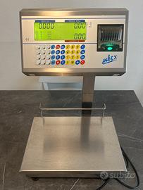 Bilancia professionale 12 kg con stampante  – inox