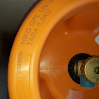 Bombola in vetroresina nuova orange