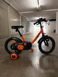 Bici con rotelle ruota 14”