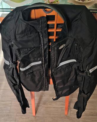 giacca e pantaloni clover per motociclista 