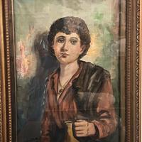 Quadro d'autore "Scugnizzo napoletano" diDe Santis