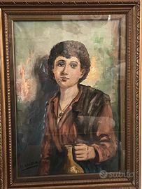 Quadro d'autore "Scugnizzo napoletano" diDe Santis