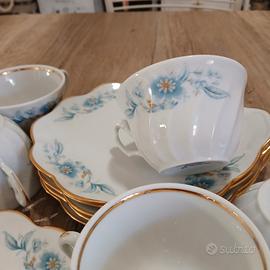 Set Completo 6 tazze da te vintage