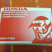 HONDA XRV 750 RD07 LIBRETTO