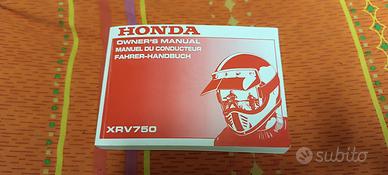 HONDA XRV 750 RD07 LIBRETTO