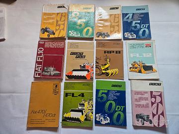 Trattori Fiat D'epoca cataloghi parti di ricambio 