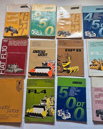 Trattori Fiat D'epoca cataloghi parti di ricambio 