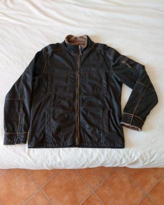 Giacchetto Blu Staff simil-pelle poliestere XL